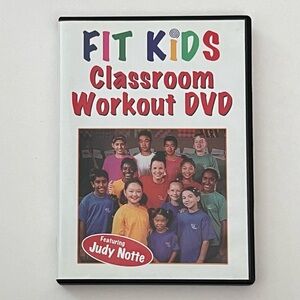 4/$20 Fit Kids Classroom Workout DVD Video With Judy Notte Children’s Exercise